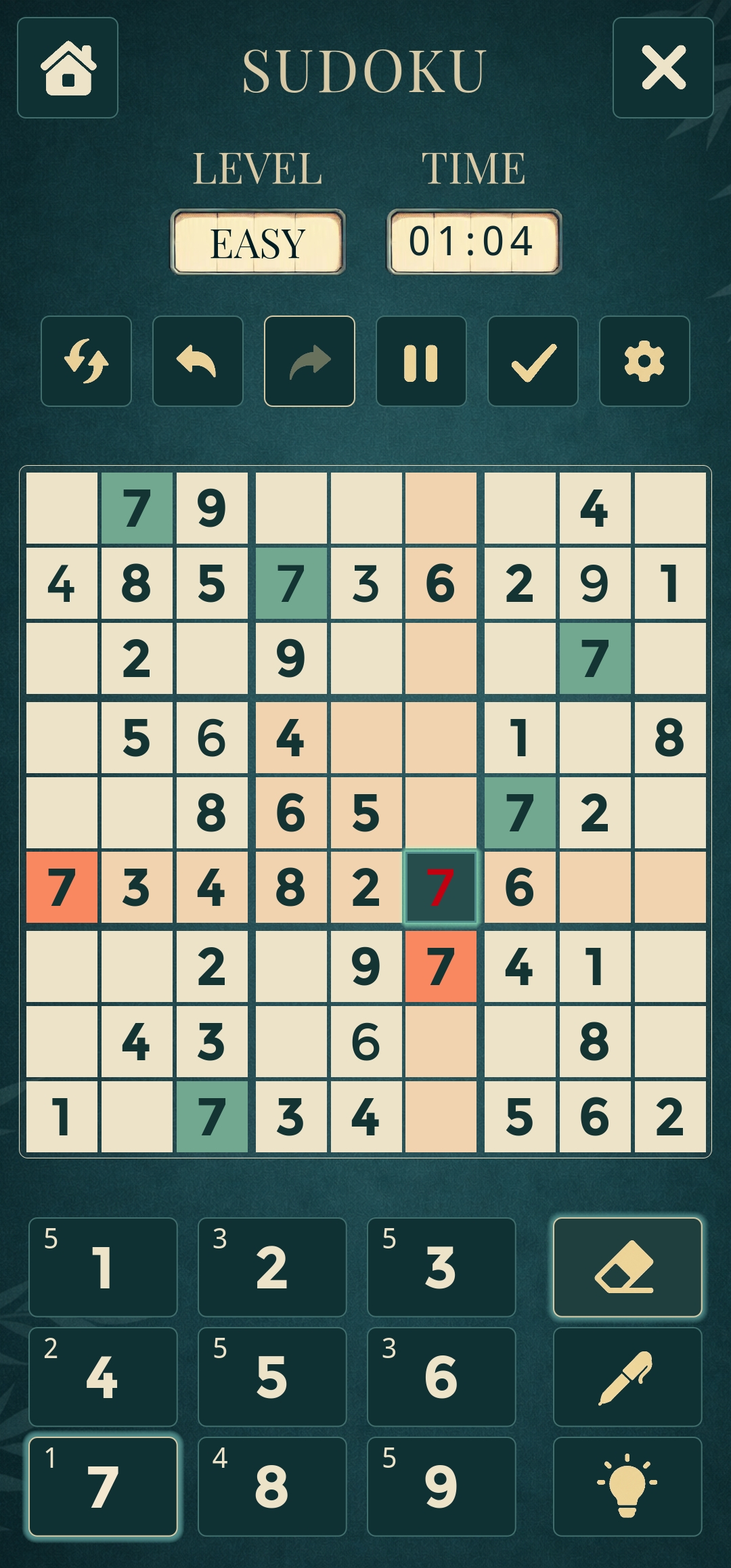 Sudoku screenshot 3
